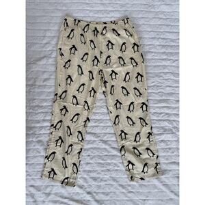 Hanna Andersson Penguin Flannel Christmas Pajama Pants